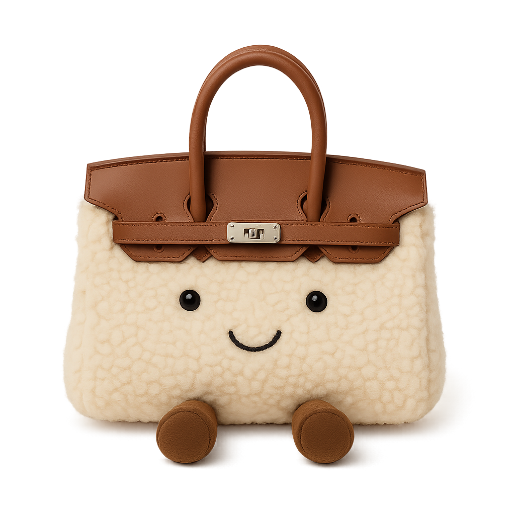MINI TEDDY BAG WHITE