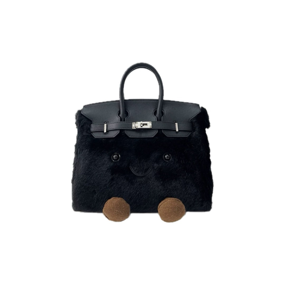 MINI TEDDY BAG BLACK